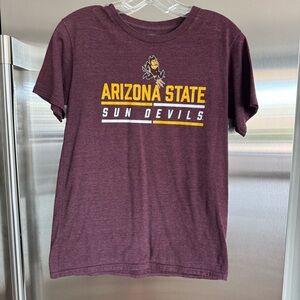 Boys Arizona State Sun Devils Maroon T-Shirt